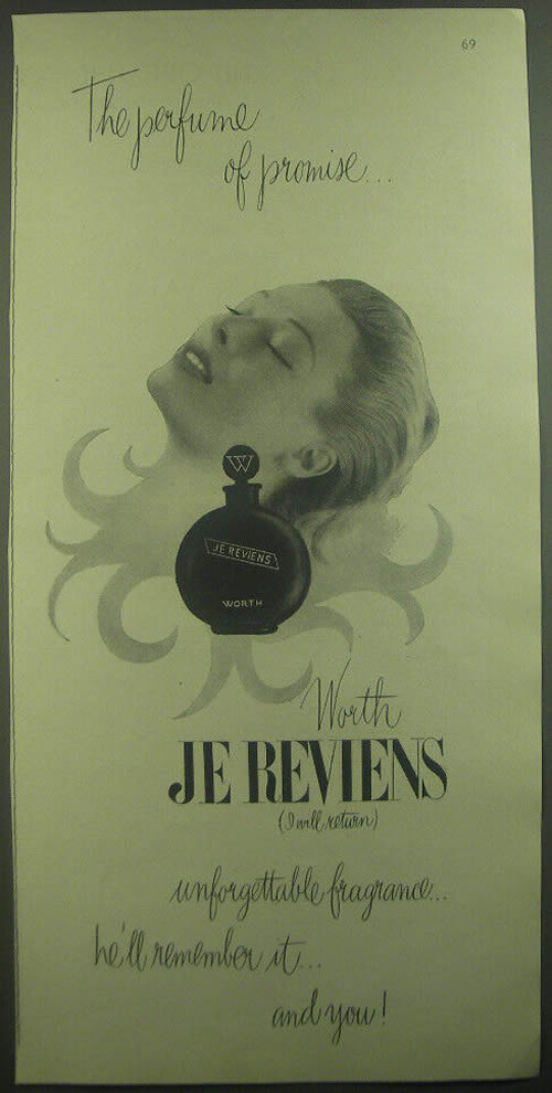 Rene Lalique Advertisement Je Reviens 1944