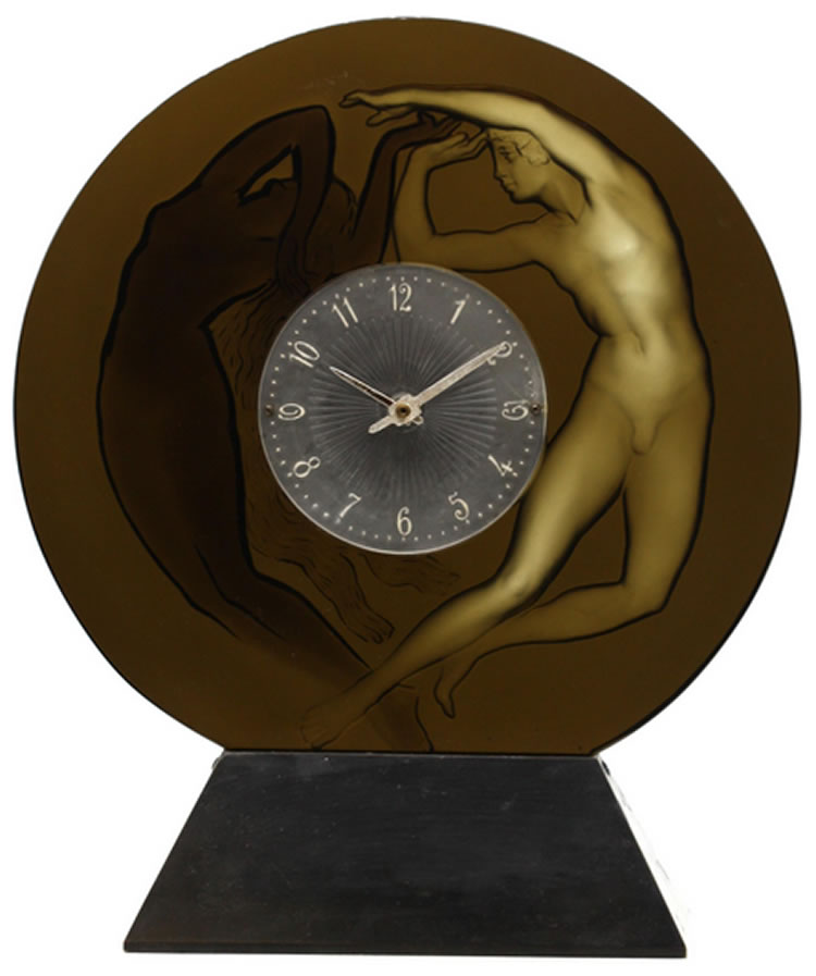 R. Lalique Le Jour Et La Nuit Clock