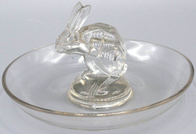 R. Lalique Lapin Ash Receiver