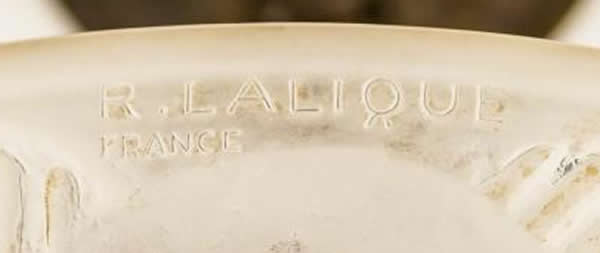 R. Lalique Lausanne Lamp 2 of 2