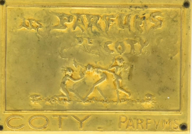 Rene Lalique  Les Parfums De Coty Plaque 