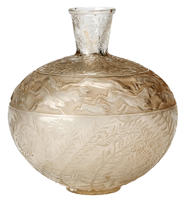 Rene Lalique Vase Lierre