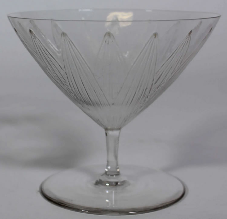 R. Lalique Lotus Champagne Glass 2 of 2