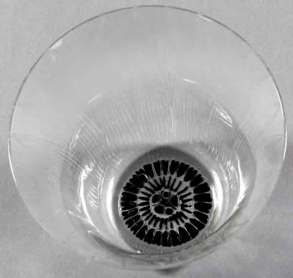 R. Lalique Lotus-2 Glass 2 of 2