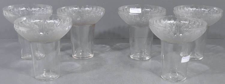 R. Lalique Lotus-3 Glass