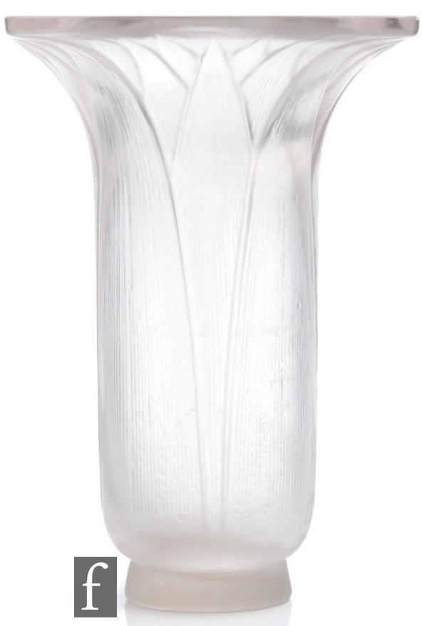 Rene Lalique Vase Lotus