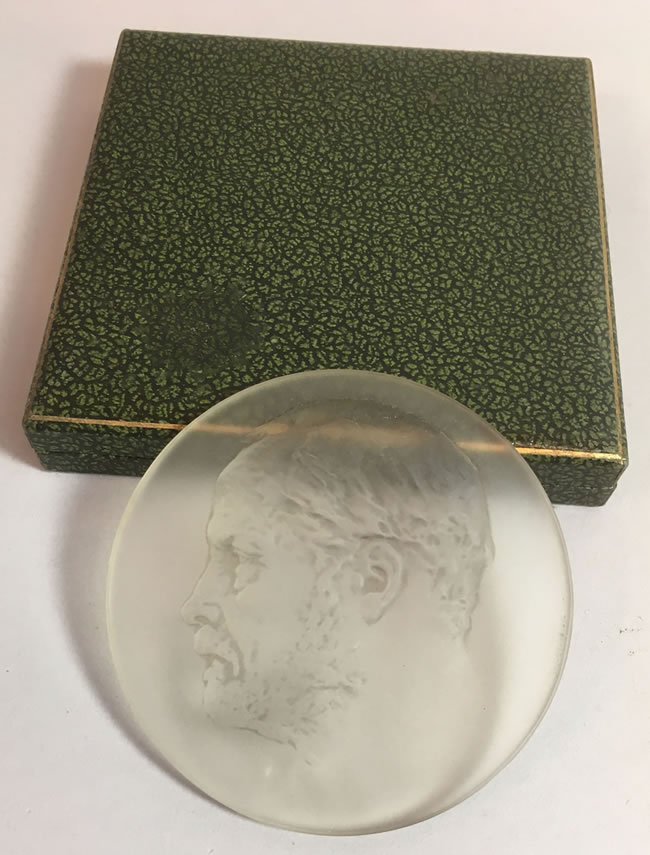 Rene Lalique  Louis Pasteur Medallion 