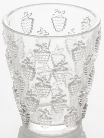 Rene Lalique Vase Malaga