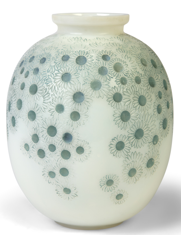 Rene Lalique Vase Marguerites