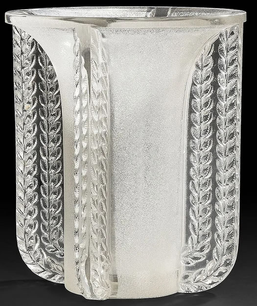 R. Lalique Marignane Vase