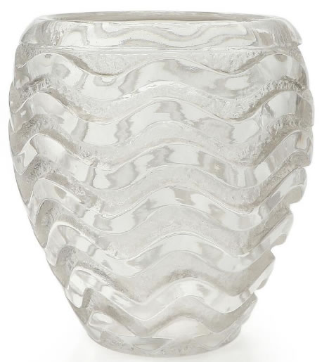 R. Lalique Meandres Vase