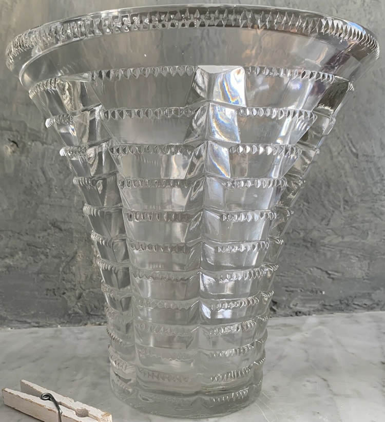 Rene Lalique Vase Megeve