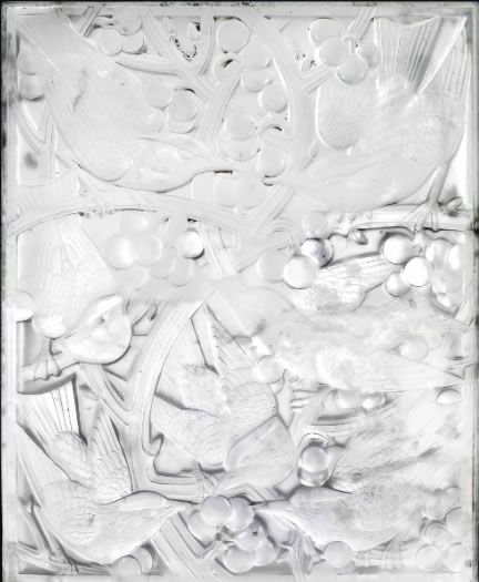 Rene Lalique Panel Merles Et Raisins-1D