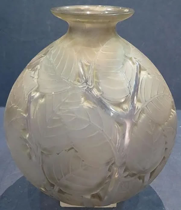 Rene Lalique Vase Milan