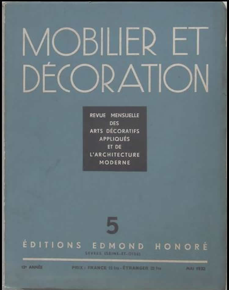 R. Lalique Mobilier Et Decoration May 1932 Magazine 2 of 2