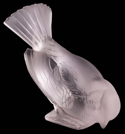 Rene Lalique Paperweight Moineau Hardi