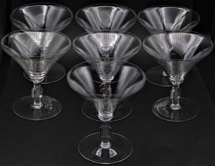 Rene Lalique Monogramme Glass 