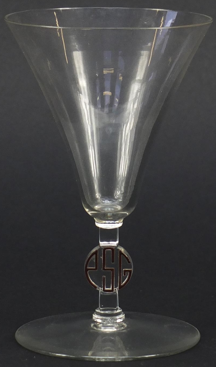 Rene Lalique  Monogramme Glass 