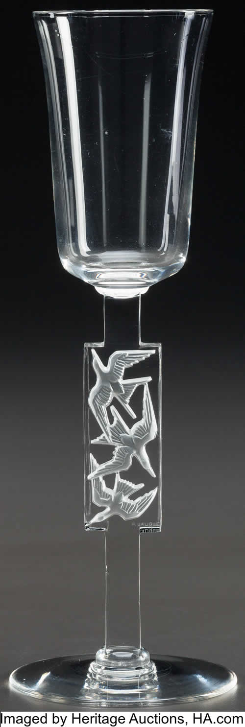 Rene Lalique Glass Mouettes