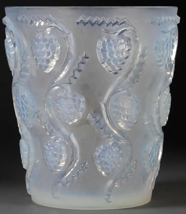 Rene Lalique Vase Muscat