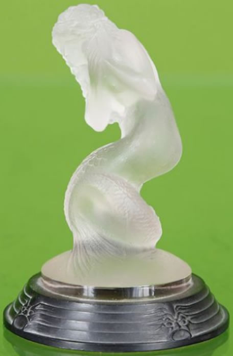 R. Lalique Naiade On Masques Base Statue 3 of 3