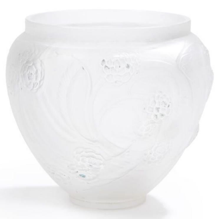 Rene Lalique Vase Nefliers