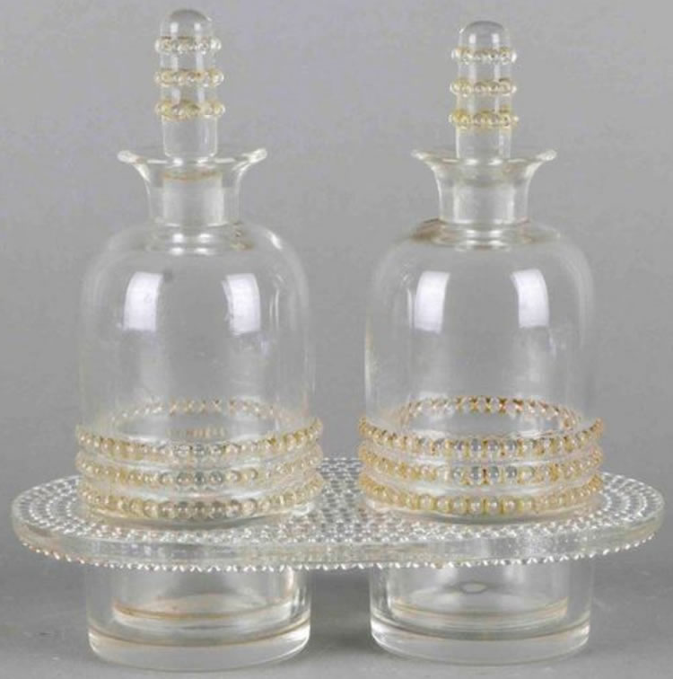 R. Lalique Nippon-3 Decanter 2 of 2