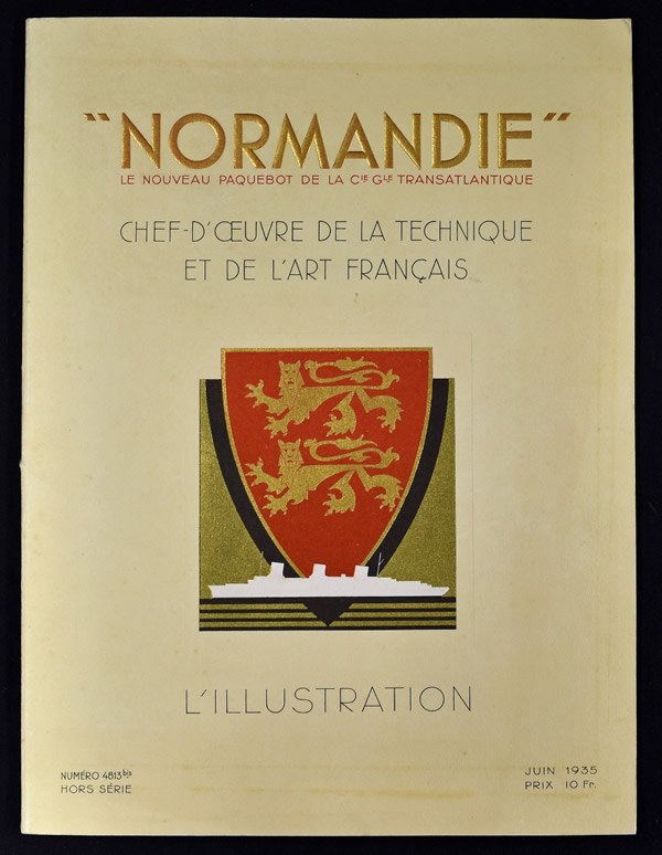 Rene Lalique  Normandie Souvenir Booklet 