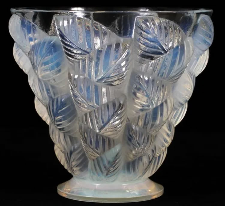 R. Lalique Moissac-Footed Not R Lalique Vase