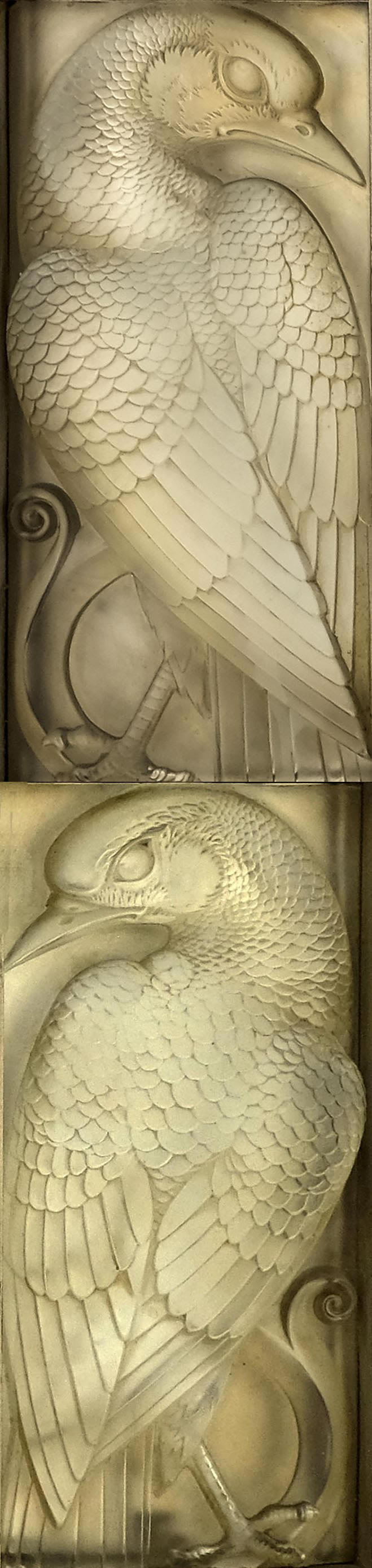 R. Lalique Oiseaux Et Spirales Panel