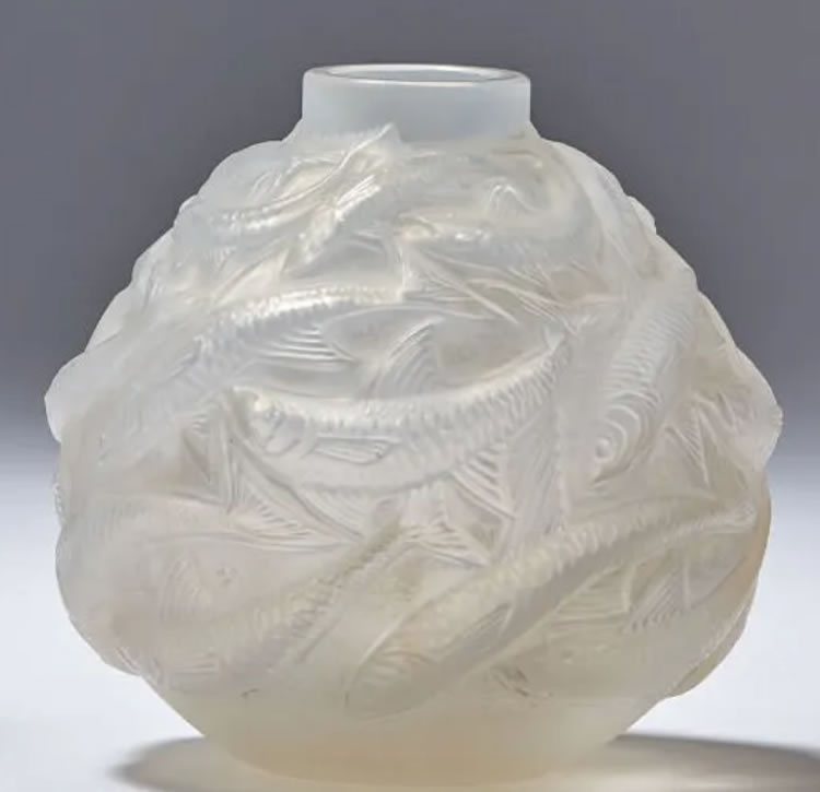 Rene Lalique Vase Oleron