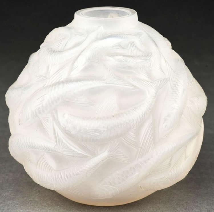 Rene Lalique Oleron Vase