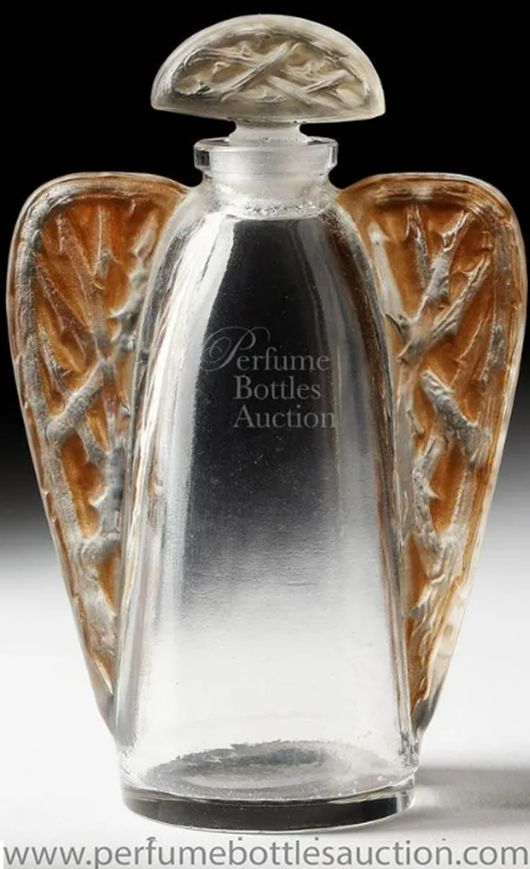 Rene Lalique Perfume Bottle Oreilles Epines