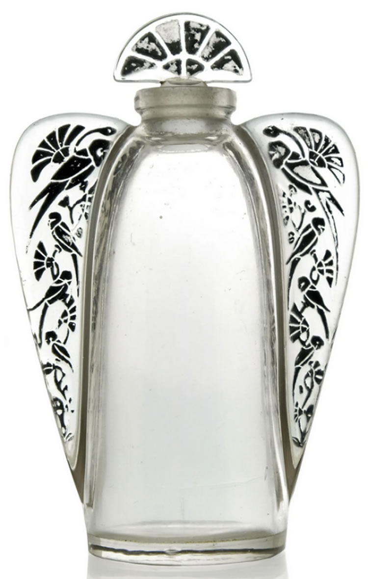R. Lalique Oreilles Perroquets Perfume Bottle