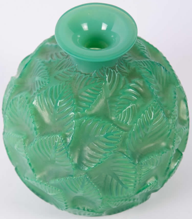 R. Lalique Ormeaux Vase 2 of 2