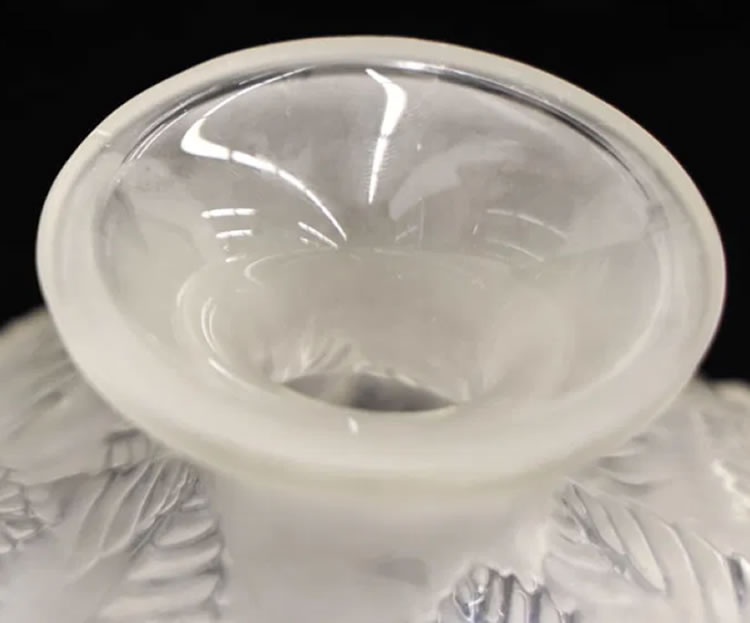 R. Lalique Ormeaux Vase 2 of 2