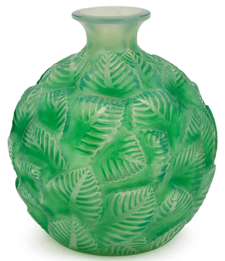 Rene Lalique Vase Ormeaux