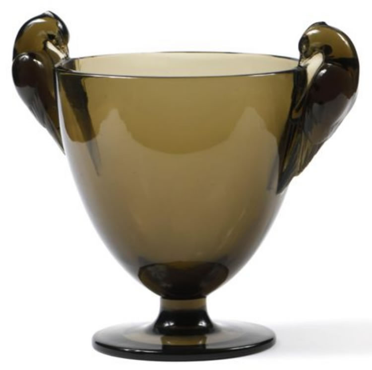 R. Lalique Ornis Vase