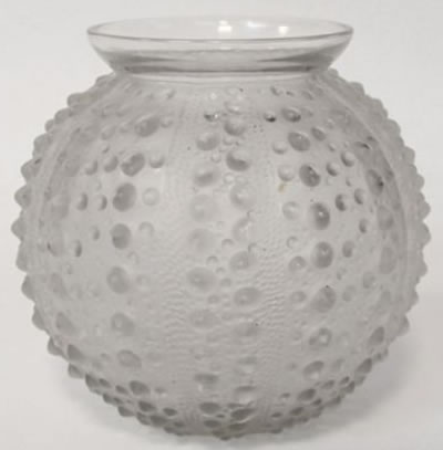 Rene Lalique  Oursin Vase 
