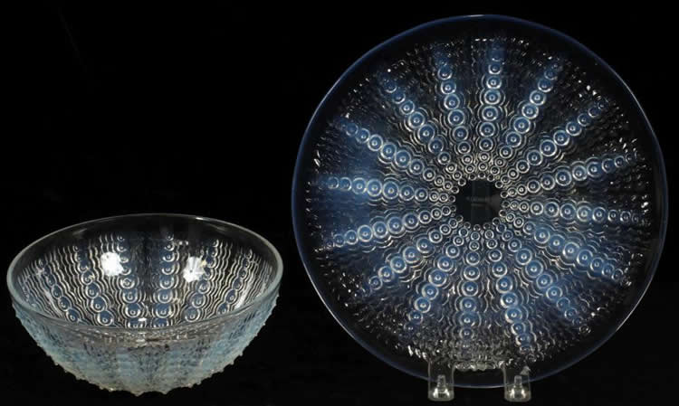 Rene Lalique  Oursins Tableware 