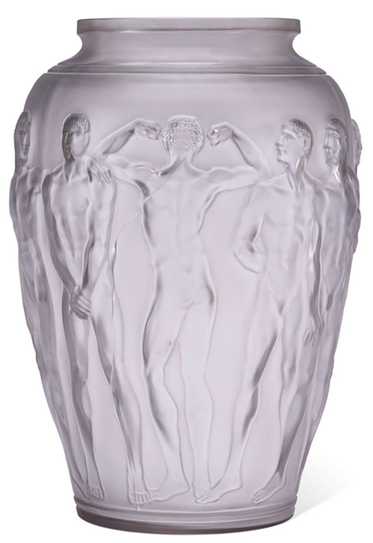 Rene Lalique Vase Palestre