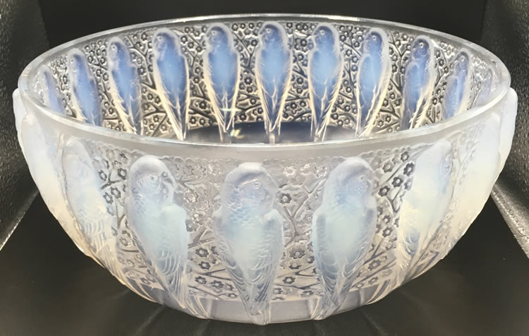R. Lalique Perruches Bowl