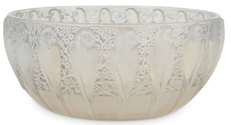 Rene Lalique Bowl Perruches