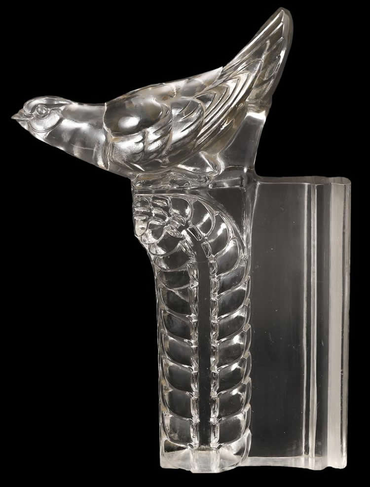Rene Lalique Fountain Element Pigeon-2