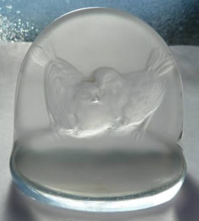 R. Lalique Pinsons Card Holder