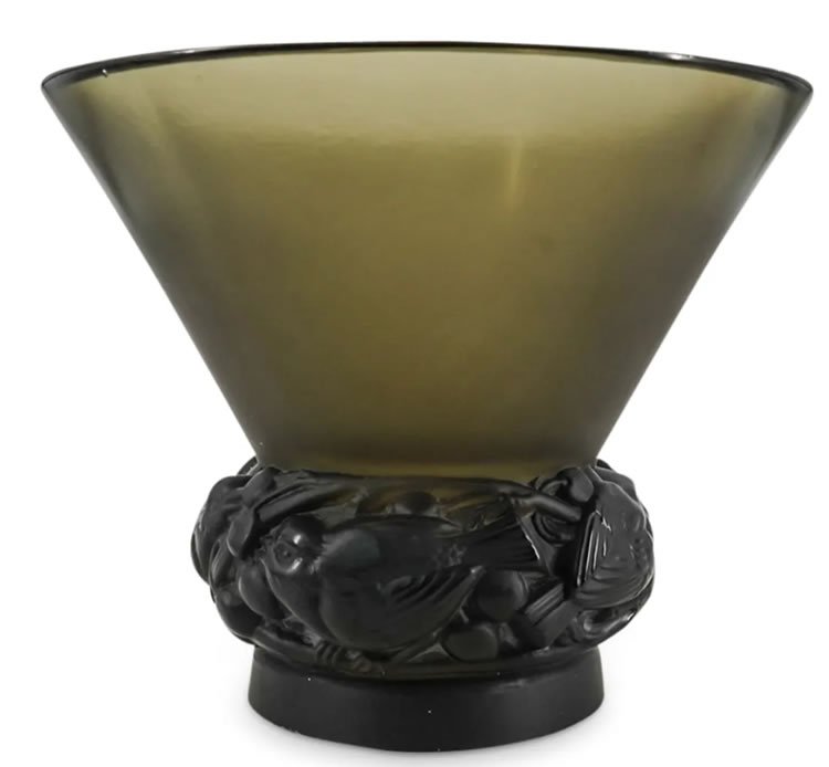 Rene Lalique  Pinsons Vase 