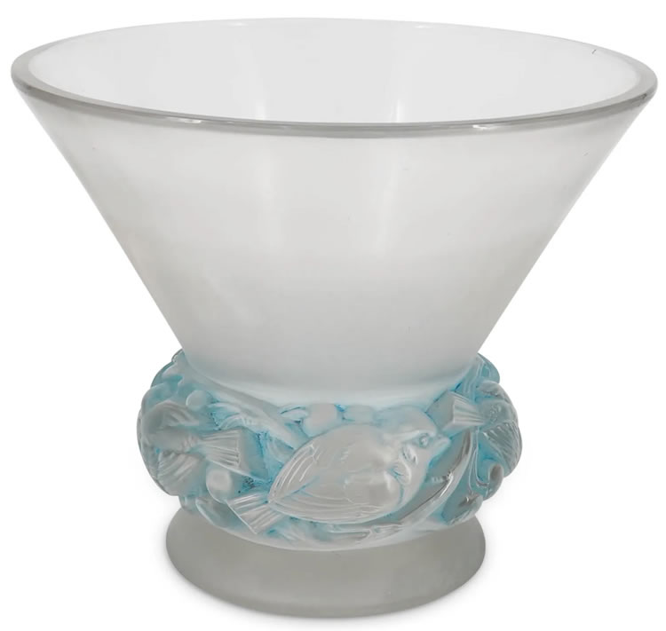 Rene Lalique Vase Pinsons
