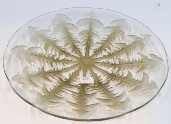 Rene Lalique Pissenlit Plate 