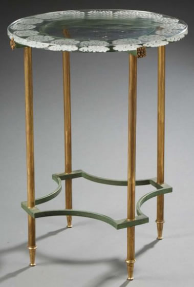 Rene Lalique Table Pivoines-2