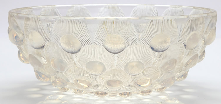 Rene Lalique Plumes De Paon Bowl 